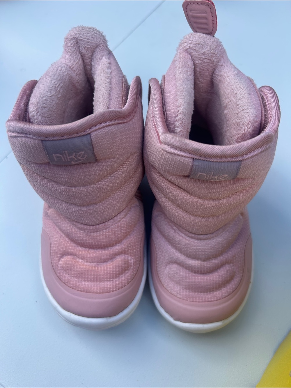 Nike Kids Pink Puffy Winter Boots